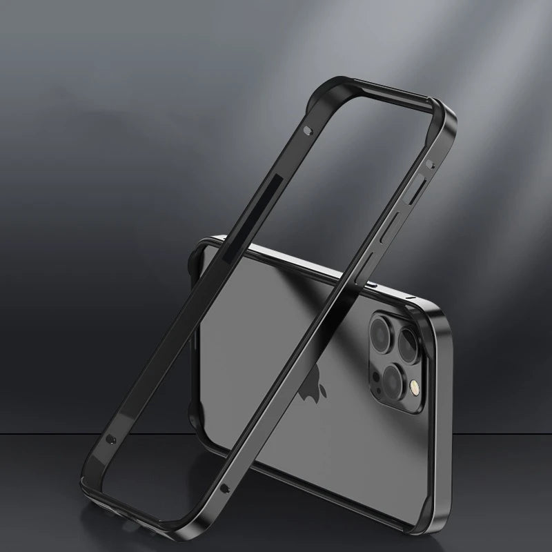 Luxury Bumper Case For iPhone, Metal Frame Phone Case, Shockproof Resistant