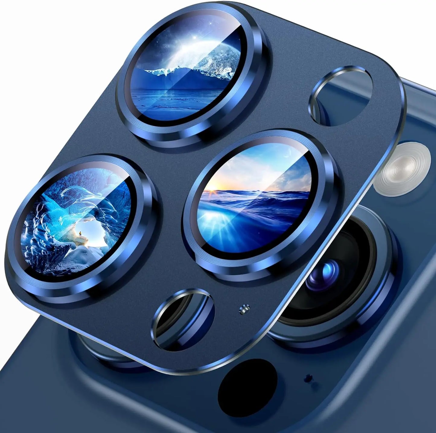 High Quality Titanium Camera Lens Protector, Anti-Scratch and Anti-Fingerprint Camera Protection