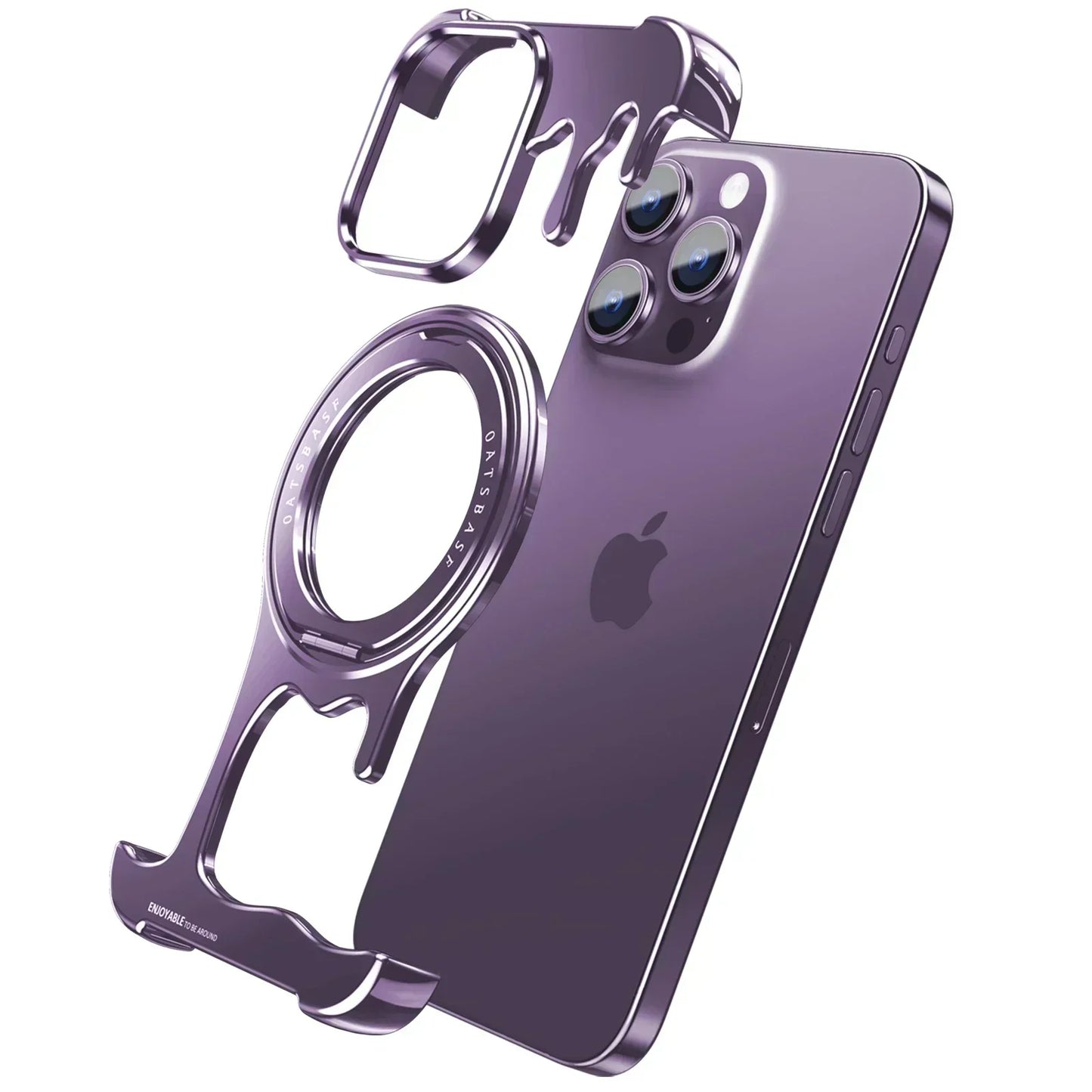 High Quality Metal Frame Bumper Phone Case for iPhone, Magnetic for Mag Safe Wireless Charge, Shockproof Resistant Phone Case