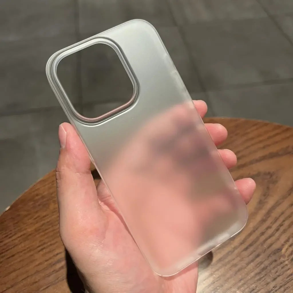 Premium Matte and Translucent Phone Case For iPhone, Shockproof, Slim Design, Anti-Fingerprint Material