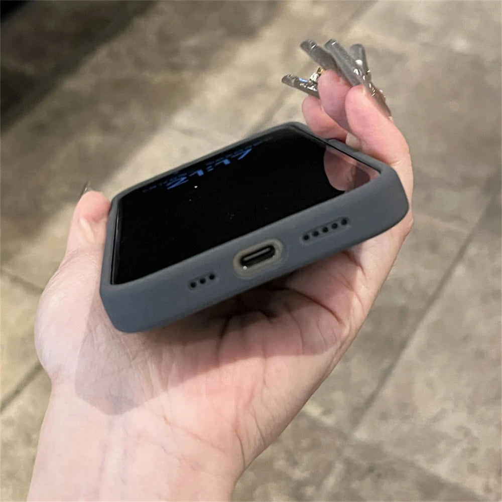 High Quality Silicone Phone Case, Magnetic and Wireless Charging Case For iPhone, For MagSafe Case, Shockproof Phone Cover, Camera Lens Protection