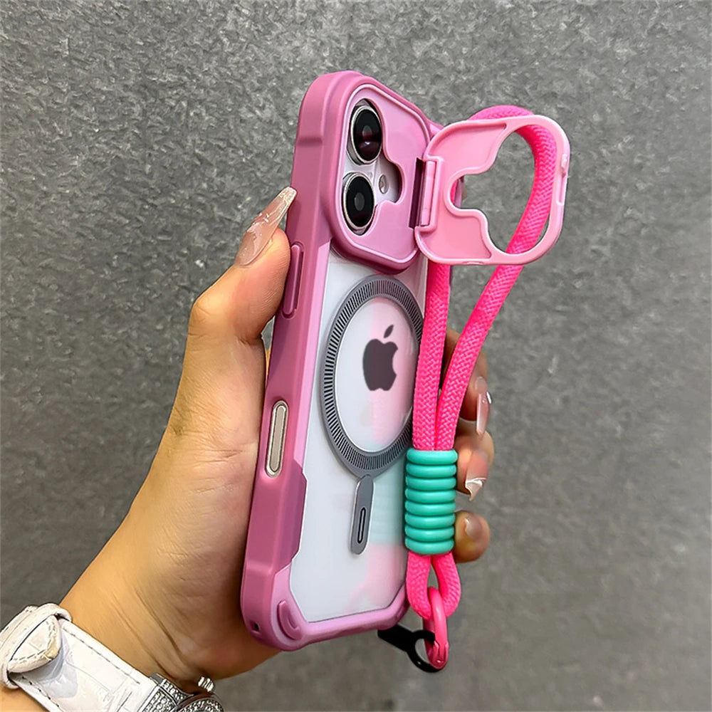 High Quality Mag Safe iPhone Case, Candy Color Design, Camera Protection Phone Case