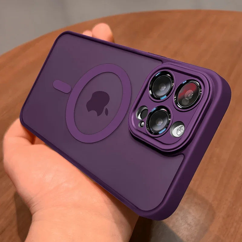 Premium Silicone Phone Cover, for MagSafe Wireless and Magnetic Charging, Shockproof Resistant Case For iPhone.