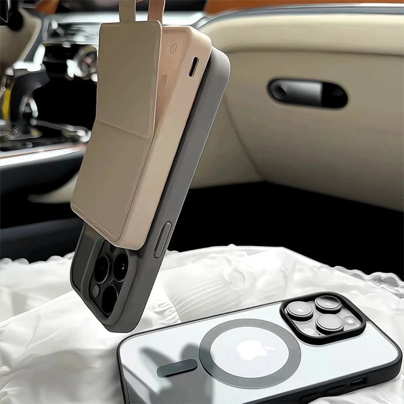 High Quality Phone Case, Magnetic Charging Phone Case for iPhone, Matte Material and Shockproof Case