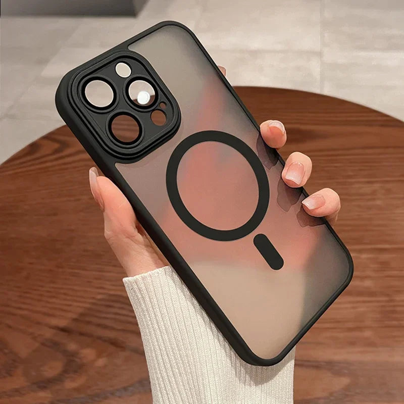 Premium Silicone Phone Cover, for MagSafe Wireless and Magnetic Charging, Shockproof Resistant Case For iPhone.