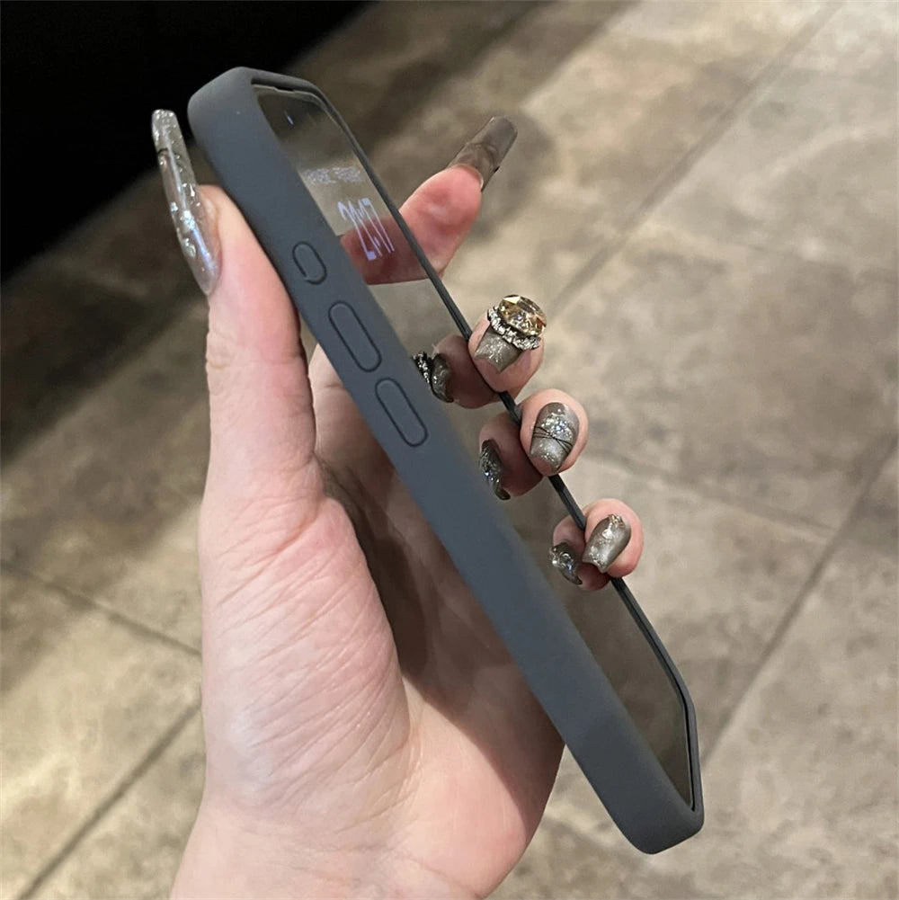 High Quality Silicone Phone Case, Magnetic and Wireless Charging Case For iPhone, For MagSafe Case, Shockproof Phone Cover, Camera Lens Protection