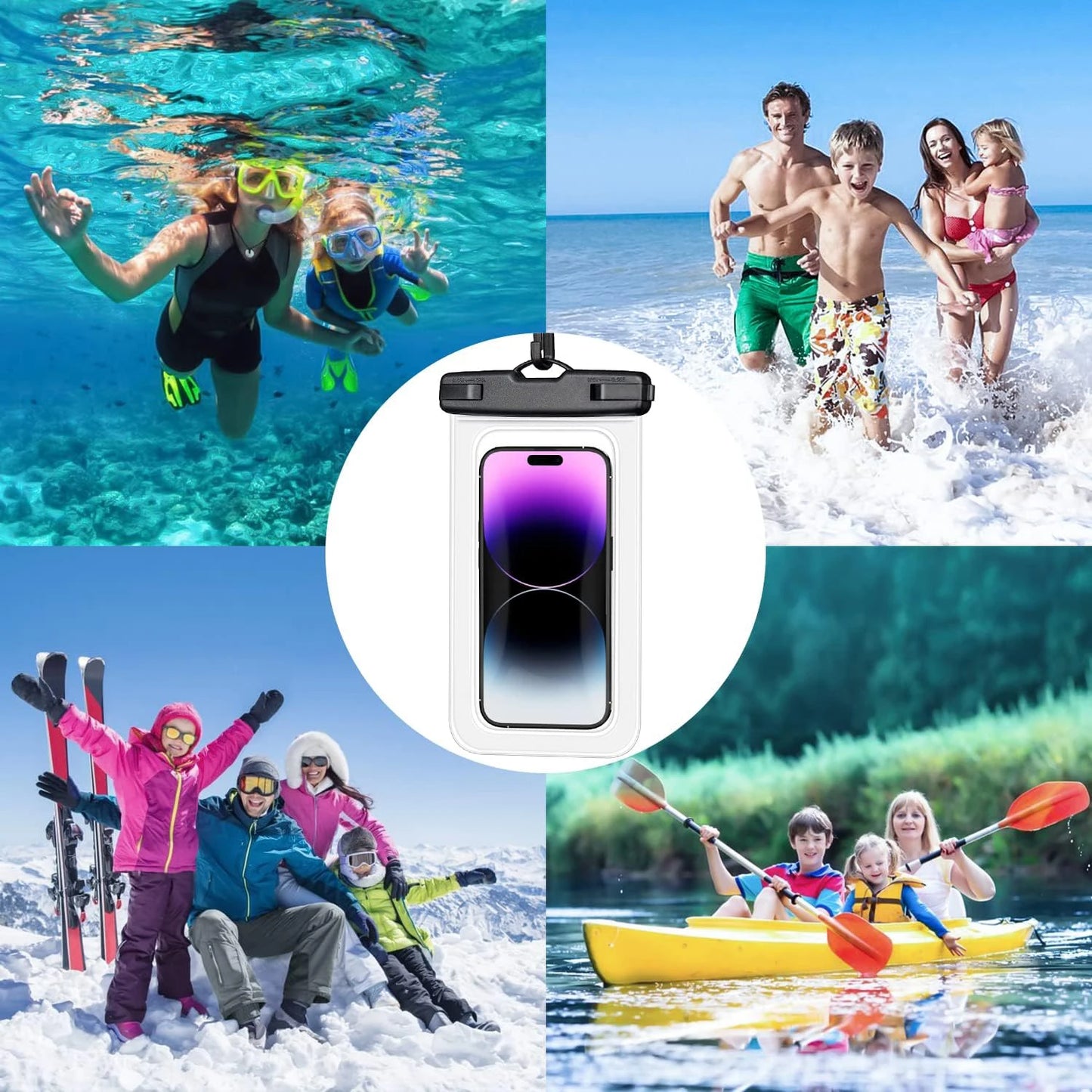 High Quality Waterproof Phone Protector for Swimming, Universal Underwater Phone Protector For iPhone 11 12 13 14 Pro Max X