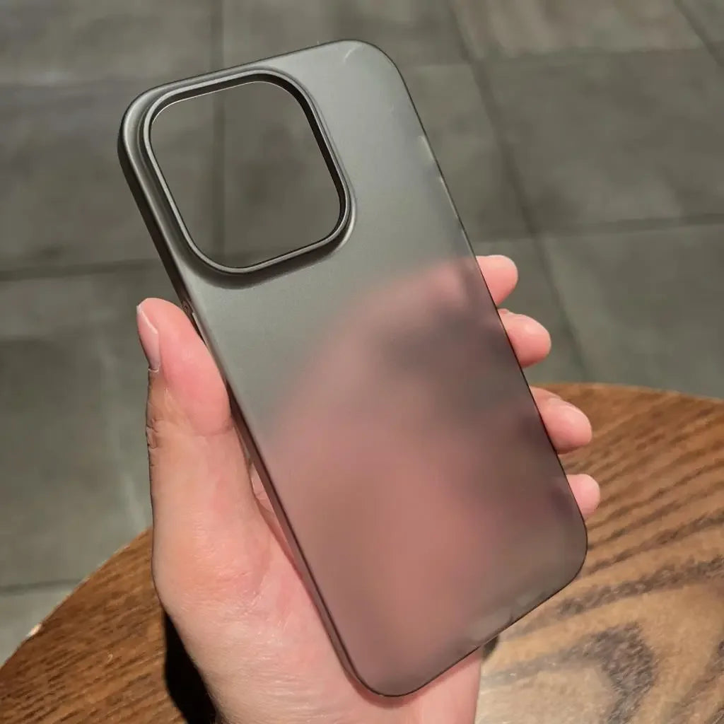 Premium Matte and Translucent Phone Case For iPhone, Shockproof, Slim Design, Anti-Fingerprint Material