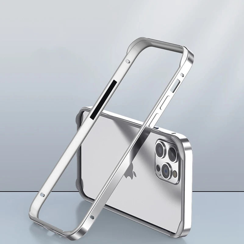 Luxury Bumper Case For iPhone, Metal Frame Phone Case, Shockproof Resistant