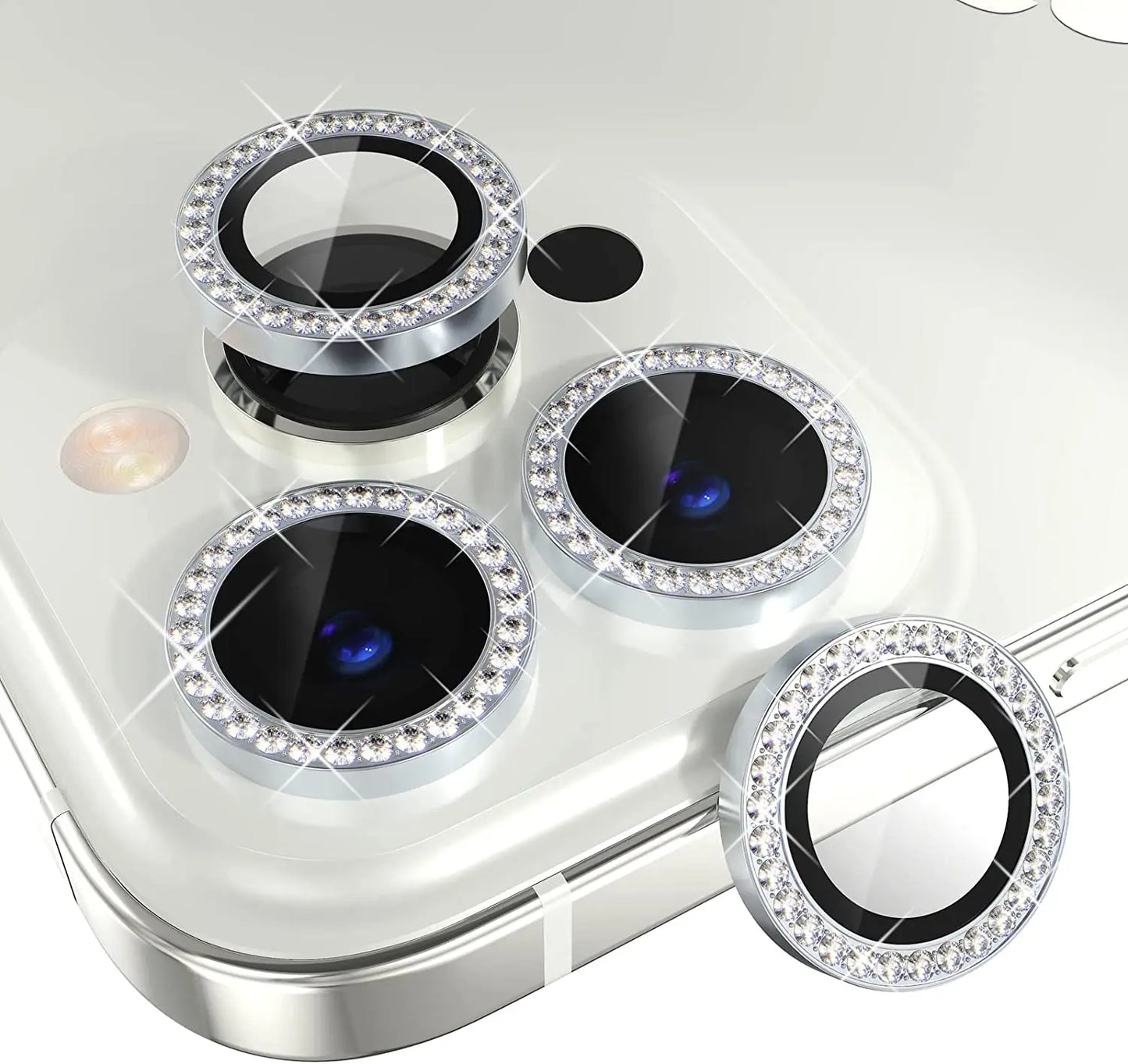 Luxury Glitter Diamond Camera Lens Protector Cover for iPhone, Anti-Scratch camera Protection