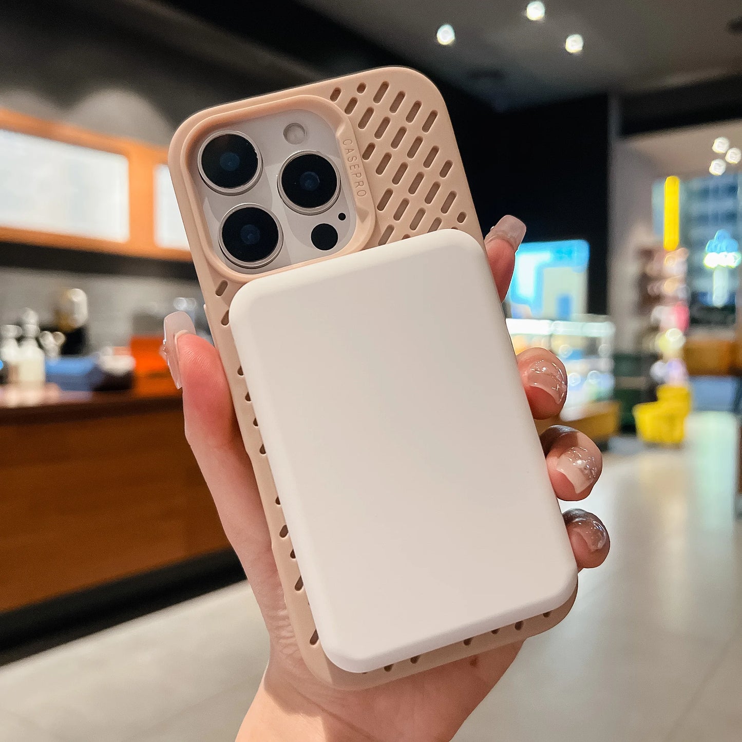 High Quality iPhone Case, Magnetic Bracket, Soft Material, All Around Protection