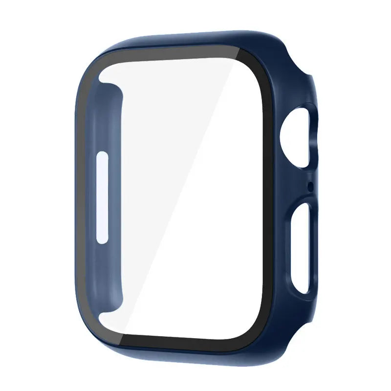 High Quality Glass and Case For Apple Watch, 45mm 44mm 41mm 40mm, Screen Protector Cover, Series 3/4/5/6/SE/7/8