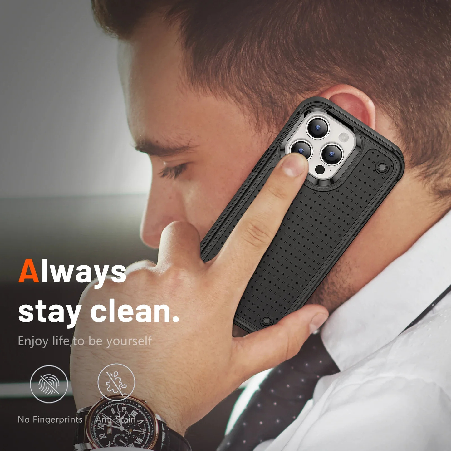 Military Grade Armor iPhone Case, Shockproof Protective Cover with Rugged Bumper and All-Around Protection UK