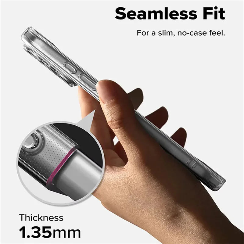 Ultra-Thin Clear , Shockproof Clear, Slim & Transparent iPhone Flexible and Resistant iPhone Case