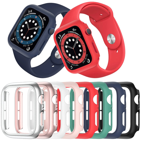 High Quality Case for Apple Watch 45mm 41mm 38mm 42mm 40mm 44mm, Hard Bumper Protection Frame for iWatch SE 9 8 7 6 5 4 3 2 1