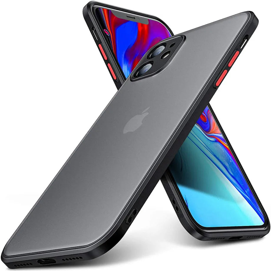 High Quality Silicone Case For iPhone, Shockproof Resistant, Luxury Silicone Bumper with Clear Back Cover and Unique Color
