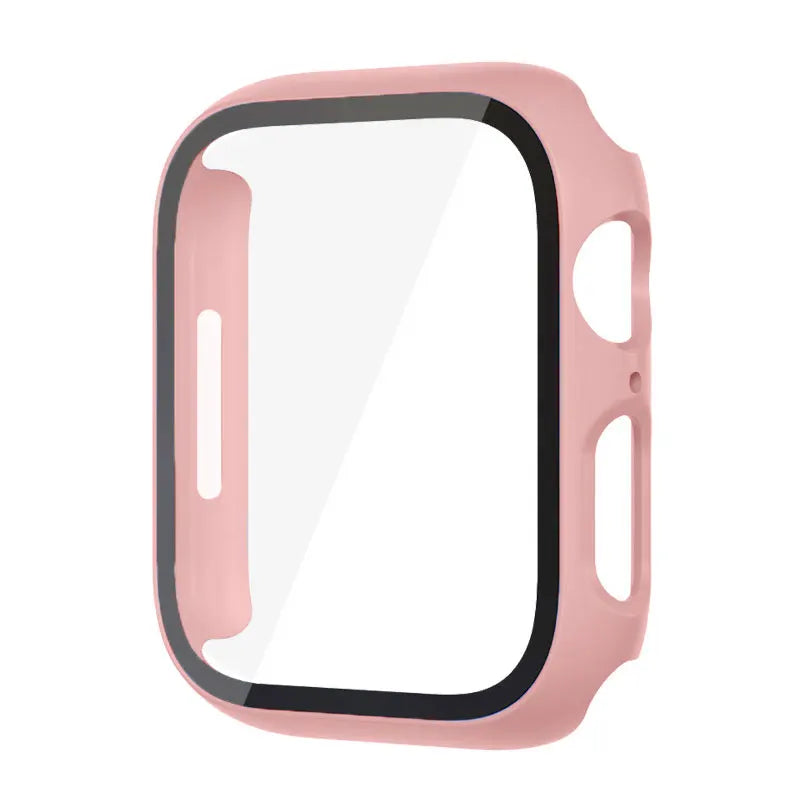 High Quality Glass and Case For Apple Watch, 45mm 44mm 41mm 40mm, Screen Protector Cover, Series 3/4/5/6/SE/7/8