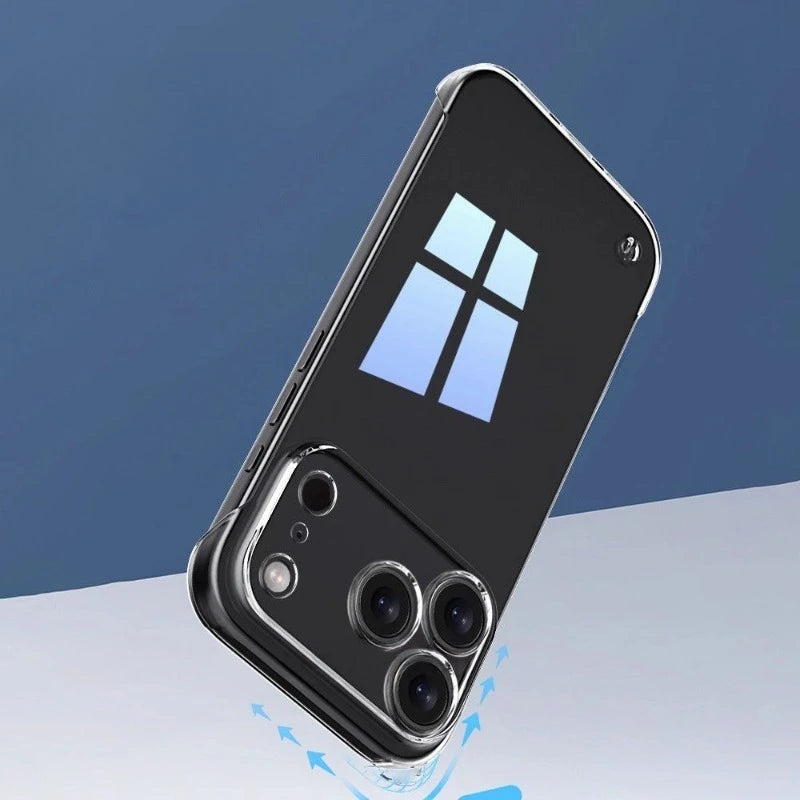 Premium Ultra Thin iPhone Case, Clear Frameless, Hard Material Phone Case For iPhone, Shockproof Resistant