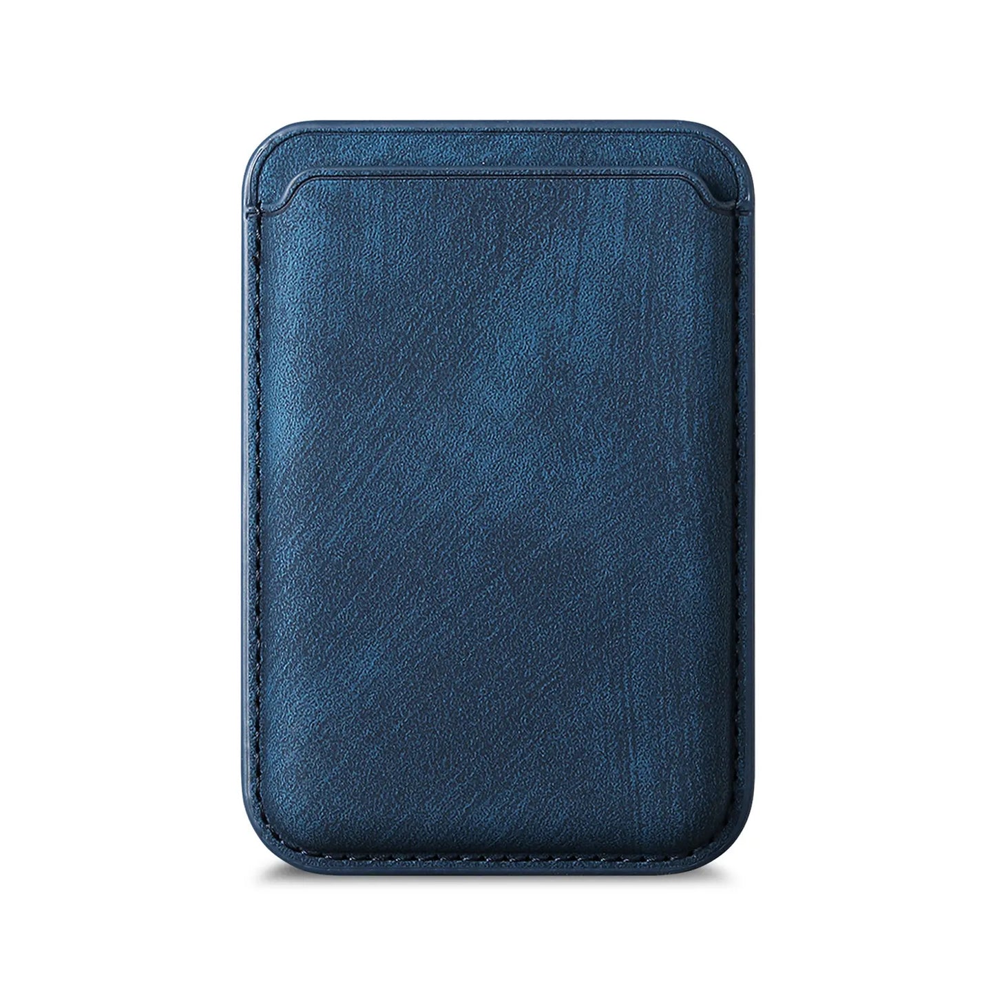 Premium Matte Leather iPhone Card Holder, Card Holder For Mag Safe Wireless Charging