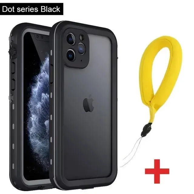 High Quality iPhone Case, Waterproof Cases for Diving,  360 Protection, Shockproof Protect Cover