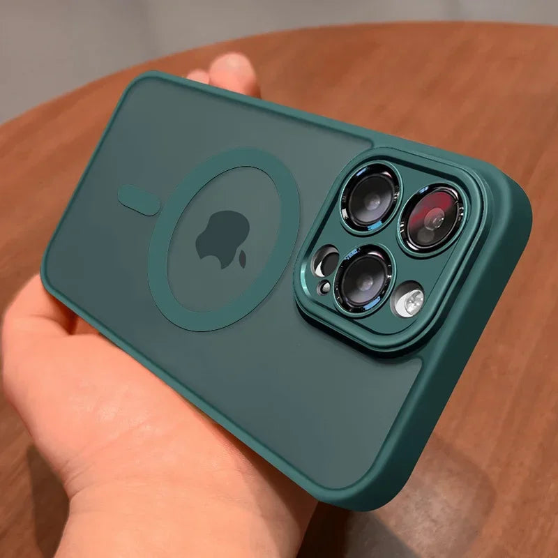 Premium Silicone Phone Cover, for MagSafe Wireless and Magnetic Charging, Shockproof Resistant Case For iPhone.