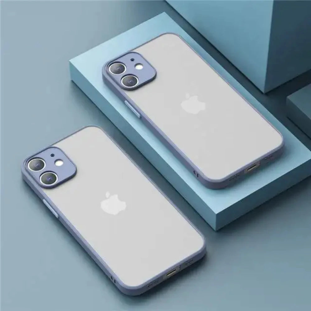High Quality Silicone Case For iPhone, Shockproof Resistant, Luxury Silicone Bumper with Clear Back Cover and Unique Color
