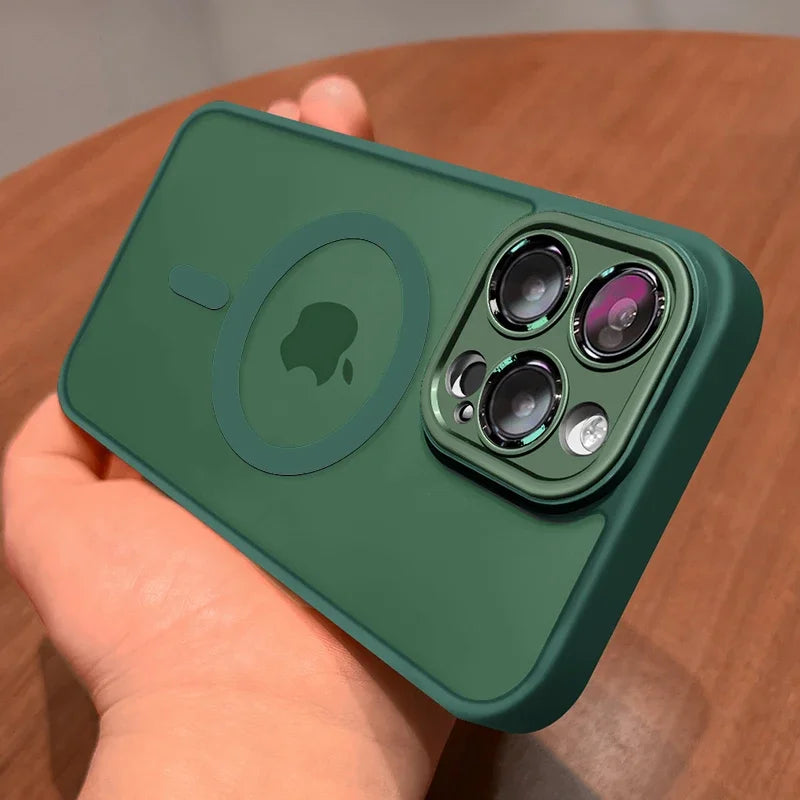 Premium Silicone Phone Cover, for MagSafe Wireless and Magnetic Charging, Shockproof Resistant Case For iPhone.