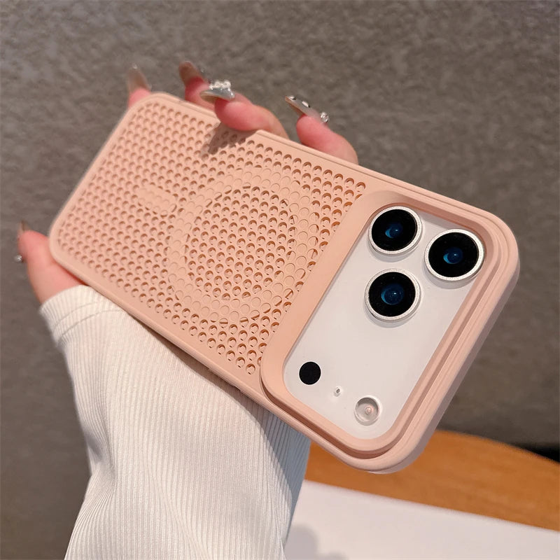 High Quality iPhone Case, Magnetic for Mag Safe Charging, Heat Design Case for iPhone, Shockproof Resistant and Hard Cover
