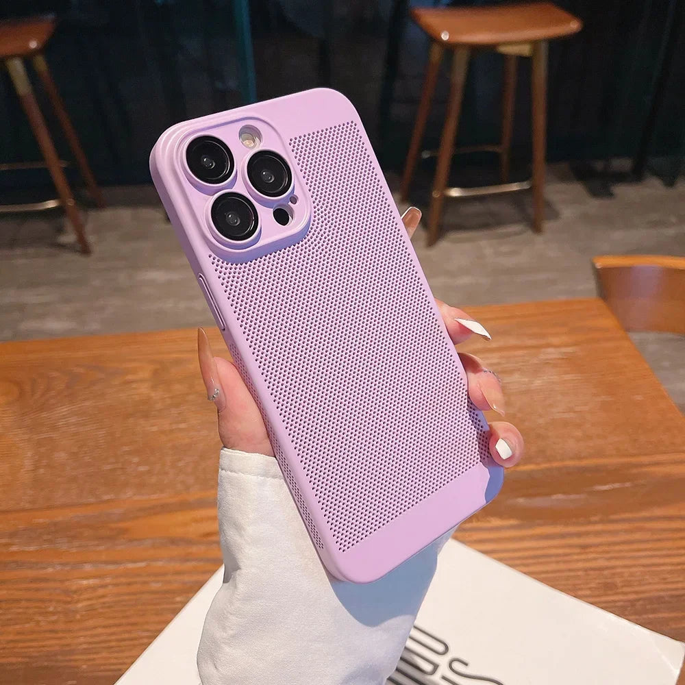 Premium Quality Phone Case For iPhone, Heat Back Design, Shockproof iPhone Case
