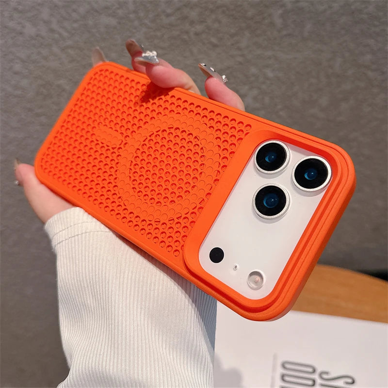 High Quality iPhone Case, Magnetic for Mag Safe Charging, Heat Design Case for iPhone, Shockproof Resistant and Hard Cover