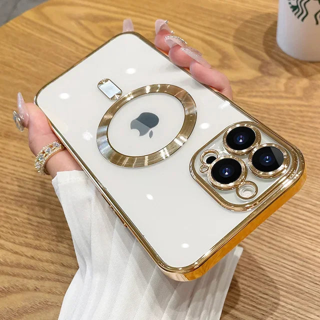 High Quality Silicone, Magnetic Case For MagSafe For iPhone, Clear and Soft Silicone, Wireless Charging Cover