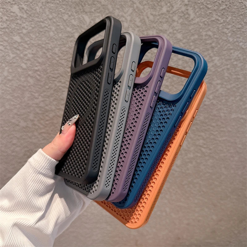 High Quality iPhone Case, Magnetic for Mag Safe Charging, Heat Design Case for iPhone, Shockproof Resistant and Hard Cover