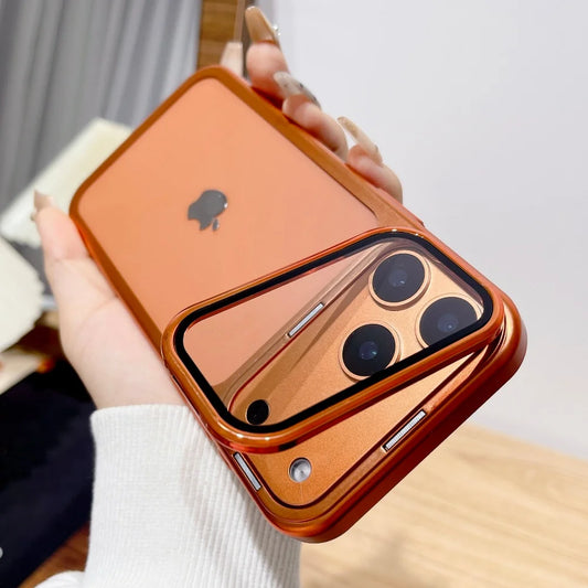 High Quality iPhone 17 Case with Camera Stand Holder, Clear Phone Case, Ultra Slim iPhone Case, Shockproof Cover