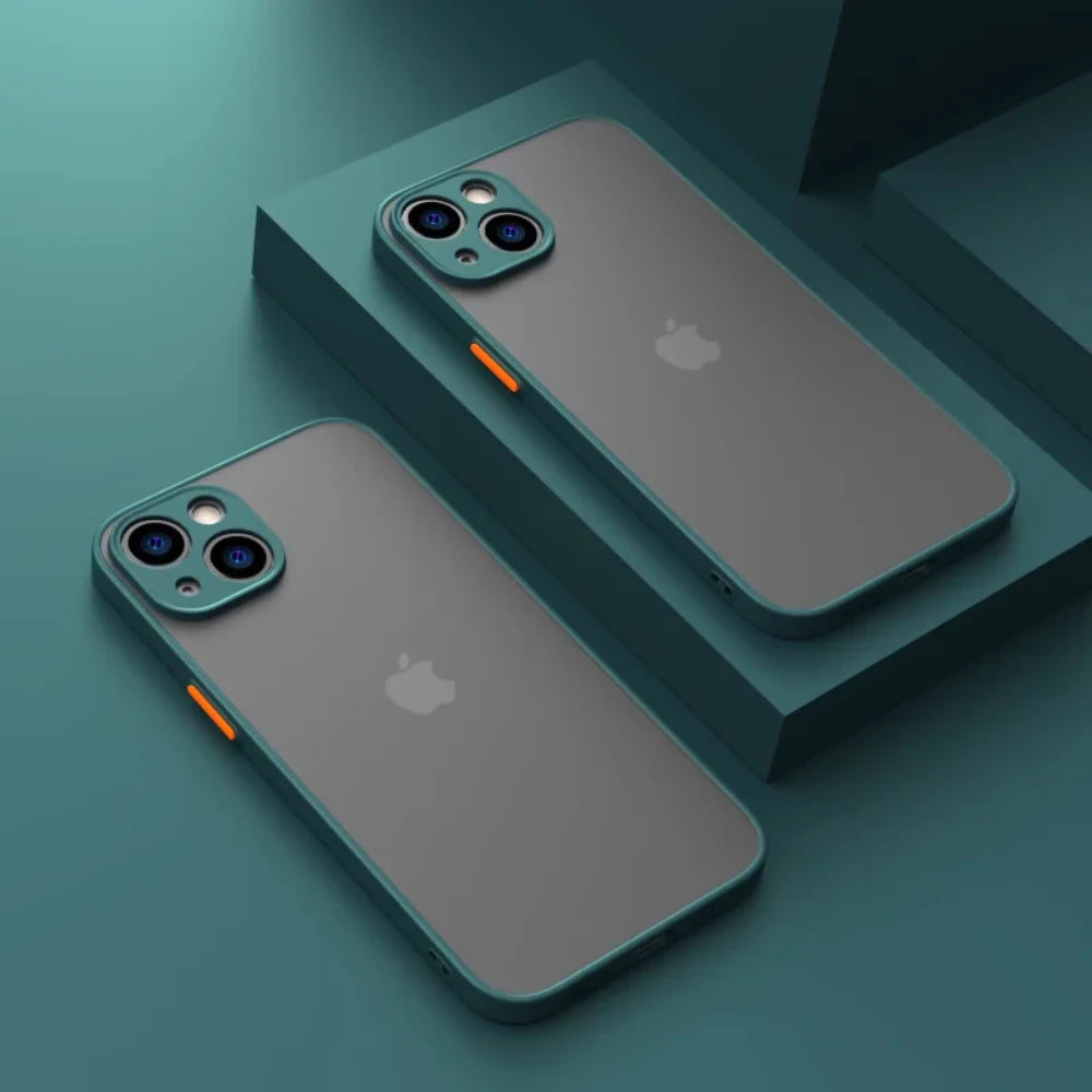 High Quality Silicone Case For iPhone, Shockproof Resistant, Luxury Silicone Bumper with Clear Back Cover and Unique Color