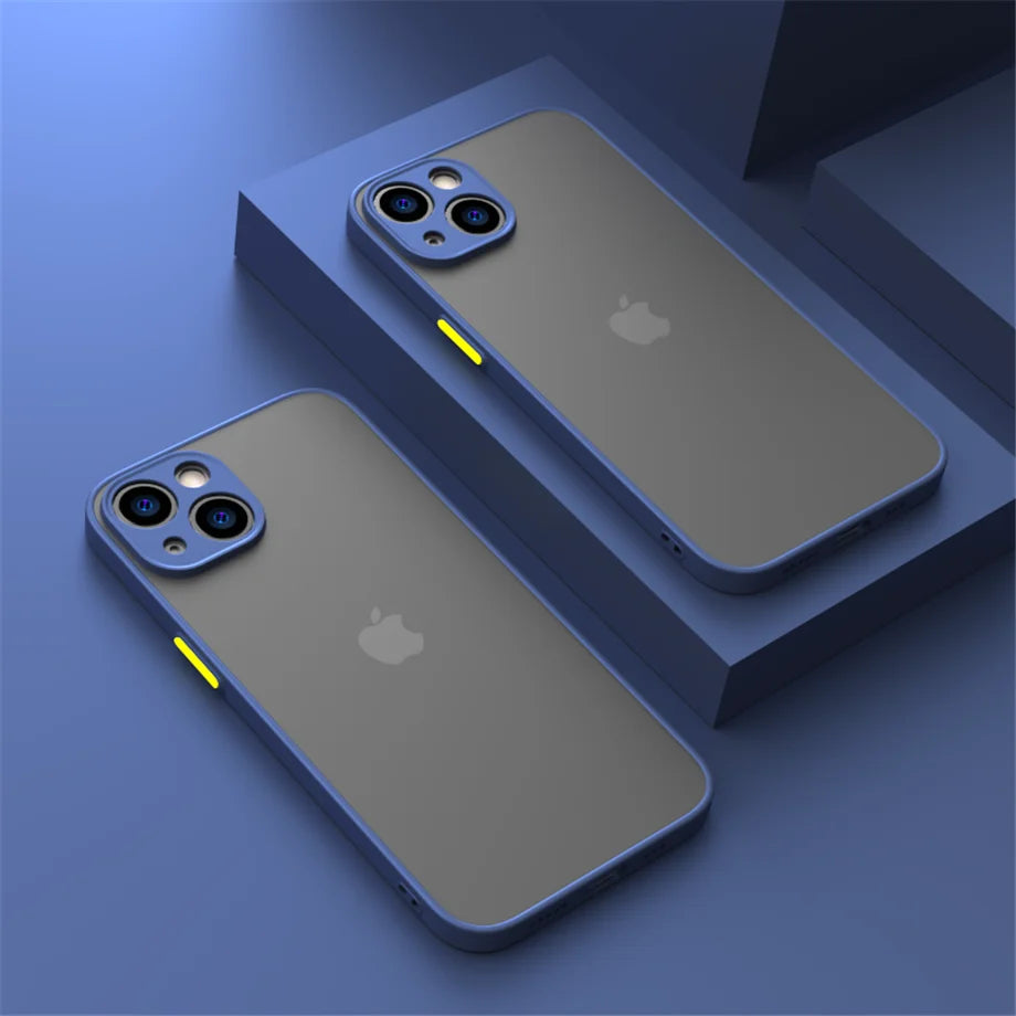 High Quality Silicone Case For iPhone, Shockproof Resistant, Luxury Silicone Bumper with Clear Back Cover and Unique Color