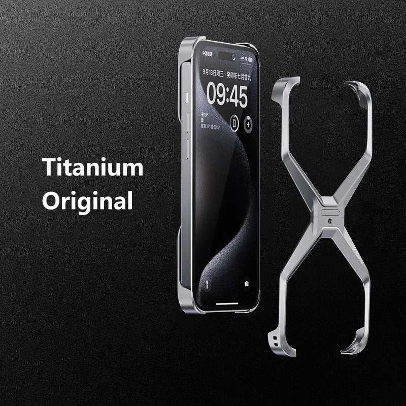 Luxury Metal Phone Bumper Cases For iPhone, Shockproof Bumper Cover Frame, Unique Design Phone Case