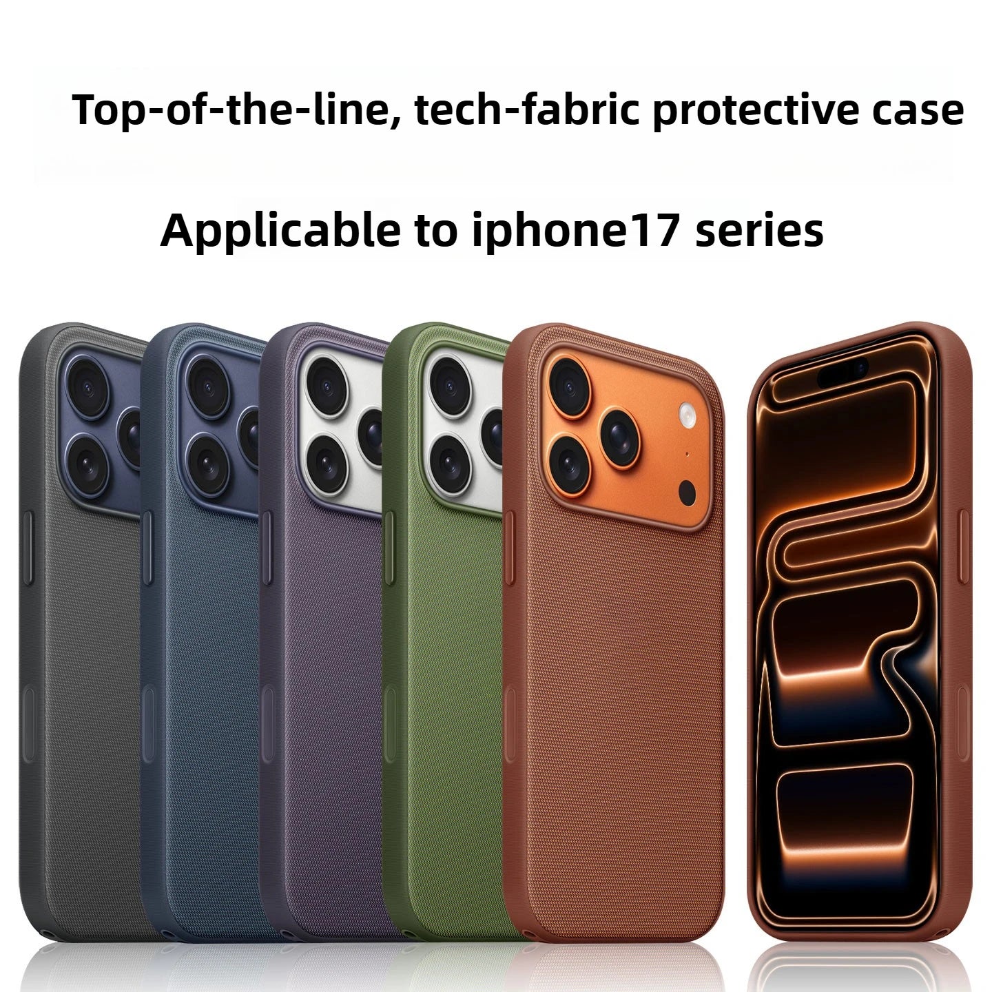High Quality Technology Woven Case for iPhone, Mag Safe Magnetic and Wireless Charging Phone Case, Shockproof Protection
