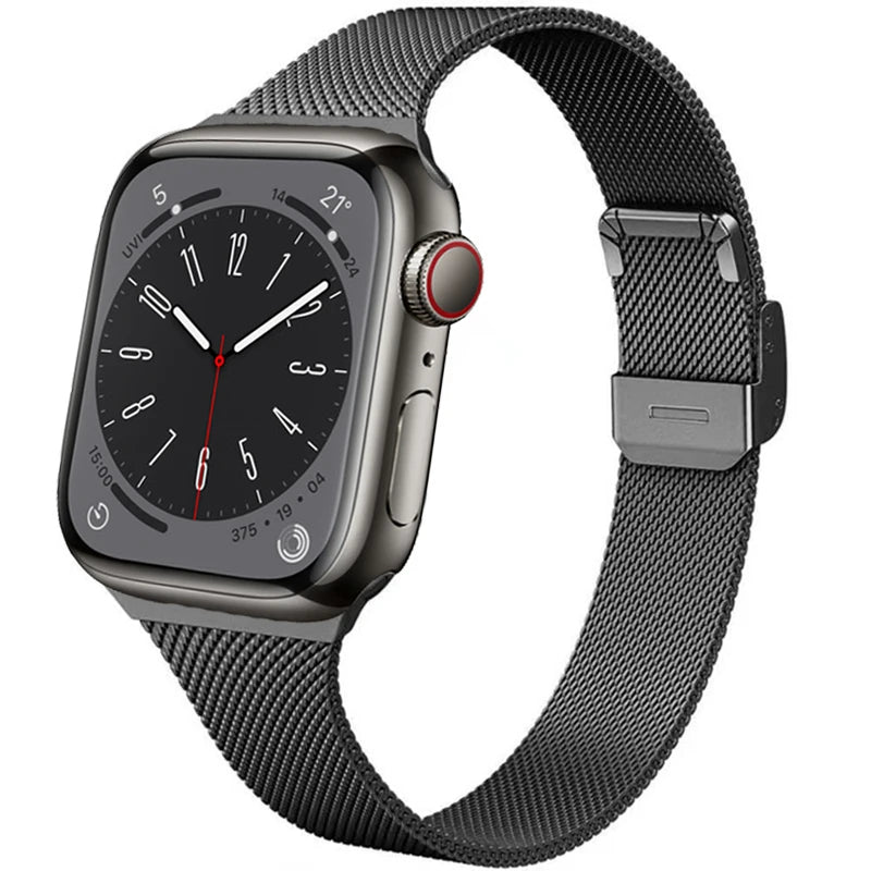 High Quality Metal Strap for Apple Watch 44mm 40mm 45mm 41mm 42mm 38mm 49mm, Metal Bracelet for iWatch Series Ultra 8 7 6 5 4 3 SE 44.