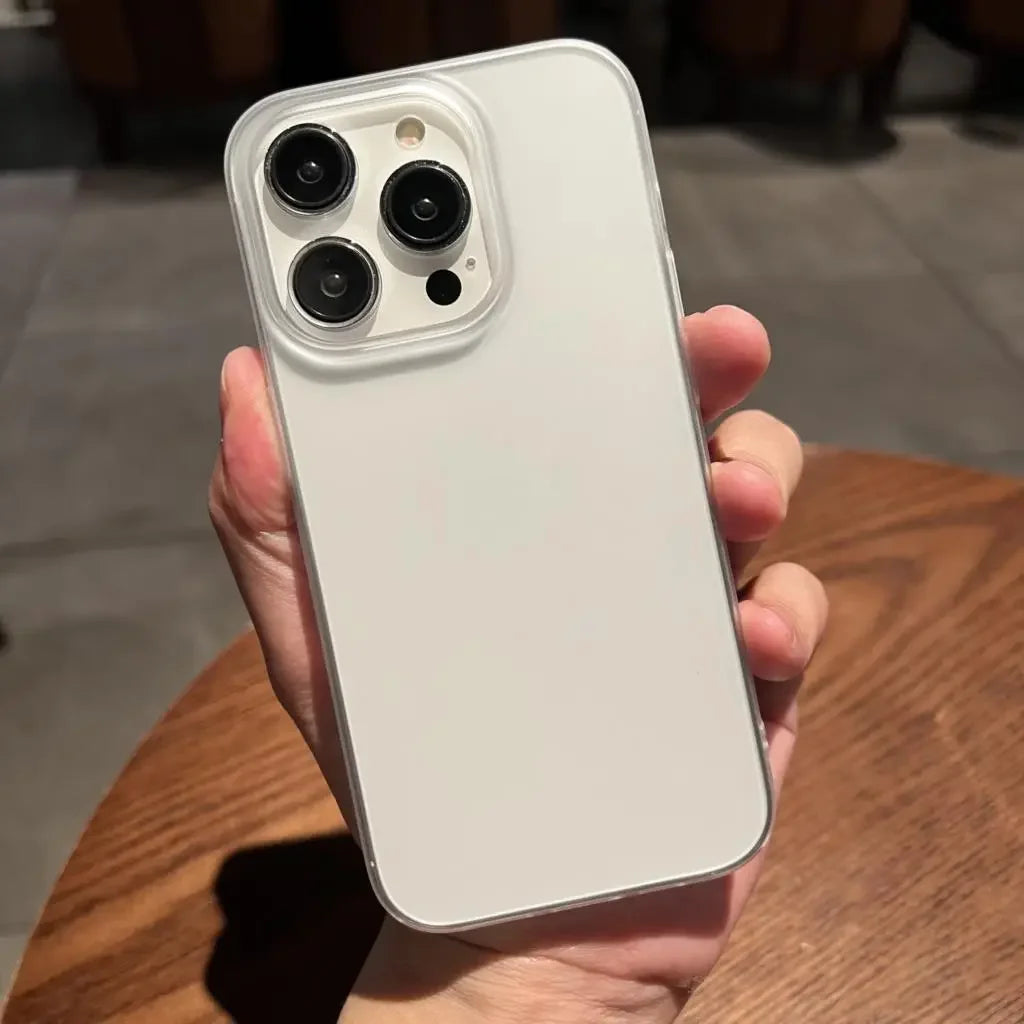 Premium Matte and Translucent Phone Case For iPhone,  Shockproof, Slim Design, Anti-Fingerprint Material