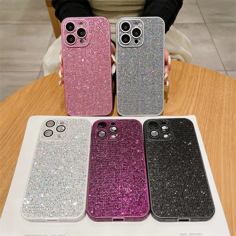 Premium Luxurious Glitter Case for iPhone, Magsafe Case With Camera Protection, Unique Design