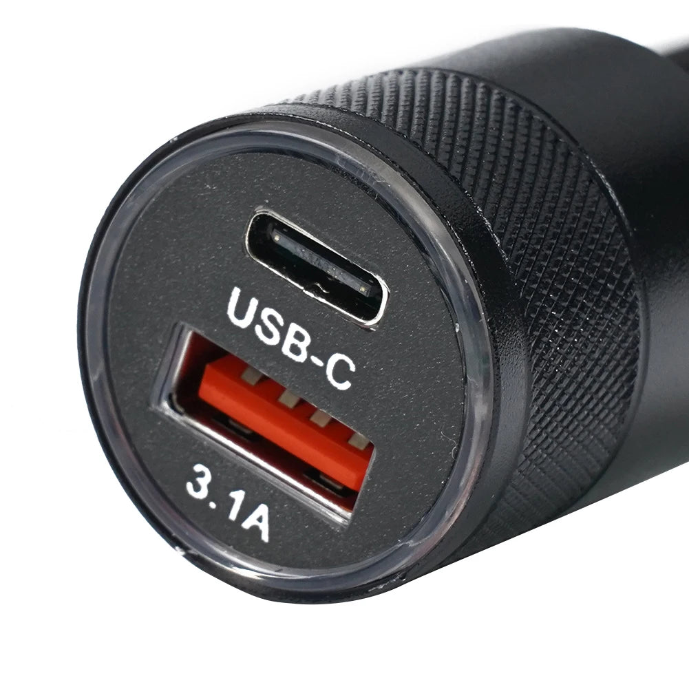 High Quality Car Charger, 66W Power, USB Type, Fast Charging Phone Adapter For iPhone