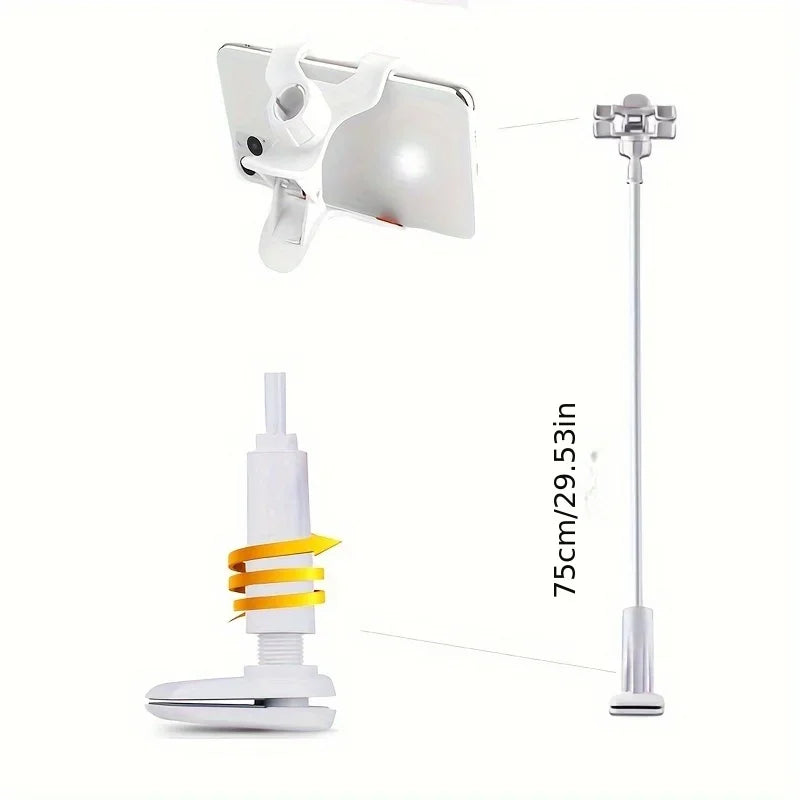 High Quality Phone Stand Holder with Flexible Gooseneck, Adjustable for Office or Home, 360 Rotation