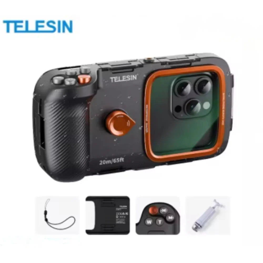 High Quality Underwater Camera, Waterproof Camera Phone Case for Swimming and Snorkeling for iPhone