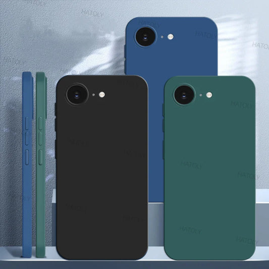 Luxury Liquid Silicone Case For iPhone, Shockproof Cover Protection, All Around Protection Phone Case