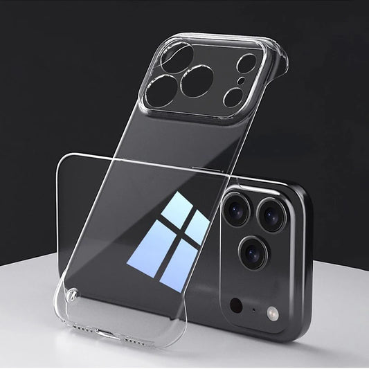 Premium Ultra Thin iPhone Case, Clear Frameless, Hard Material Phone Case For iPhone, Shockproof Resistant