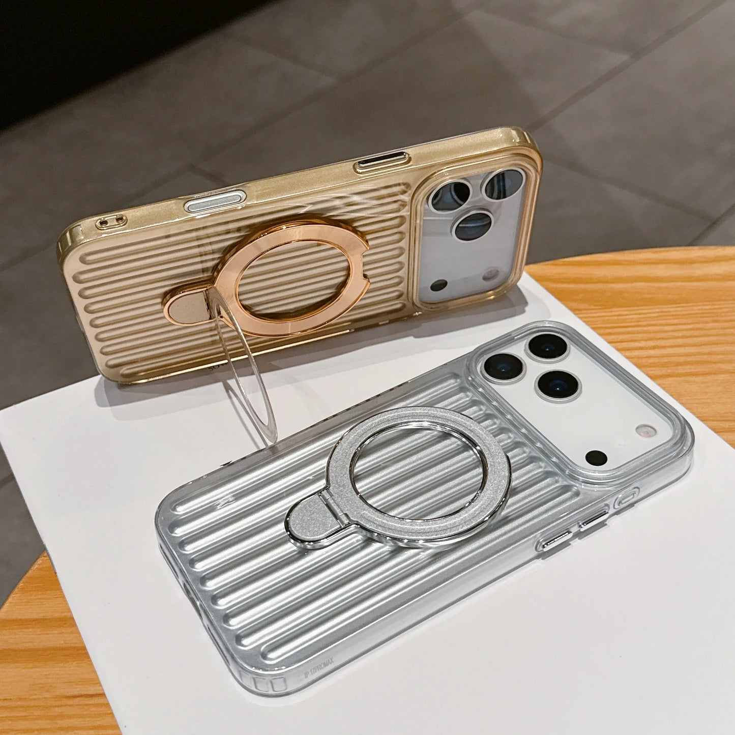 High Quality Corrugated Luggage Stripes iPhone Case