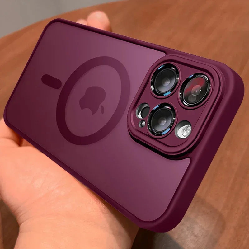 Premium Silicone Phone Cover, for MagSafe Wireless and Magnetic Charging, Shockproof Resistant Case For iPhone.