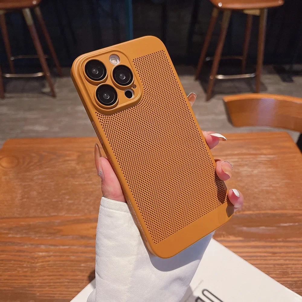 Premium Quality Phone Case For iPhone, Heat Back Design, Shockproof iPhone Case