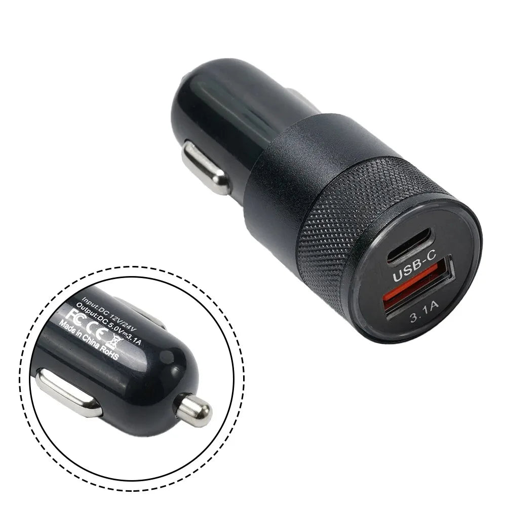 High Quality Car Charger, 66W Power, USB Type, Fast Charging Phone Adapter For iPhone