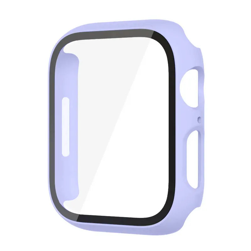 High Quality Glass and Case For Apple Watch, 45mm 44mm 41mm 40mm, Screen Protector Cover, Series 3/4/5/6/SE/7/8